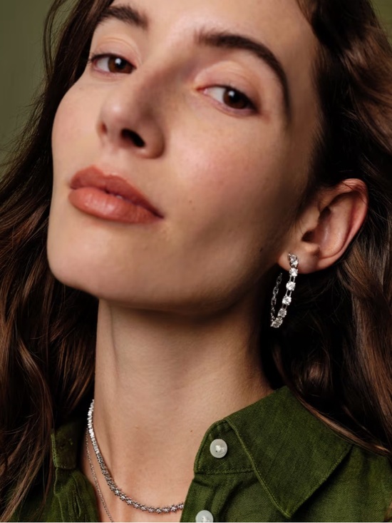Kendra Scott Jewelry - NWT Kendra Scott Lexi Silver Hoop Earrings
